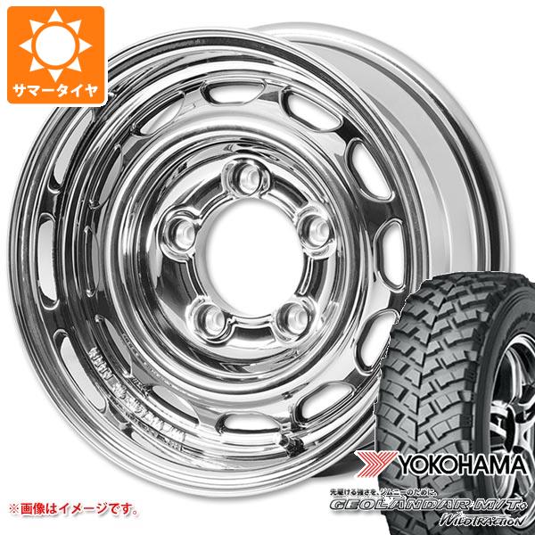 【タイヤ交換対象】ジムニー用 2026年製 サマータイヤ ヨコハマ ジオランダー M/T+ G001J 195R16C 104/102Q アピオ ワイルドボア ベンチュラ 5.5-16 タイヤホイール4本セット|タイヤマックス