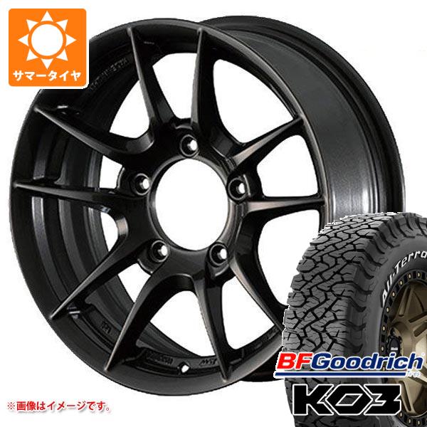 【タイヤ交換対象】ジムニー JB64W用 2026年製 サマータイヤ BFグッドリッチ オールテレーンT/A KO3 LT215/70R16 100/97S ホワイトレター アピオ ワイルドボア Z 5.5-16 タイヤホイール4本セット|タイヤマックス