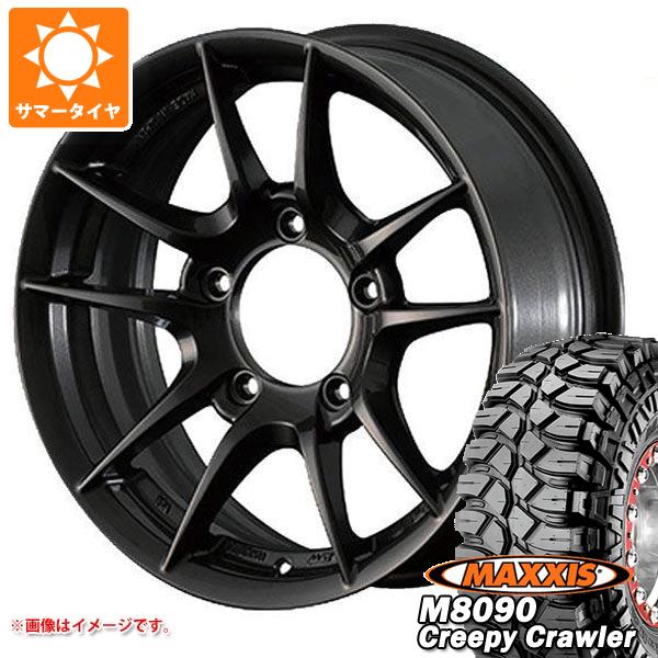 【タイヤ交換対象】5本セット ジムニー用 サマータイヤ マキシス M8090 クリーピークローラー 6.50-16LT 100K 6PR アピオ ワイルドボア Z 5.5-16 タイヤホイール5本セット|タイヤマックス