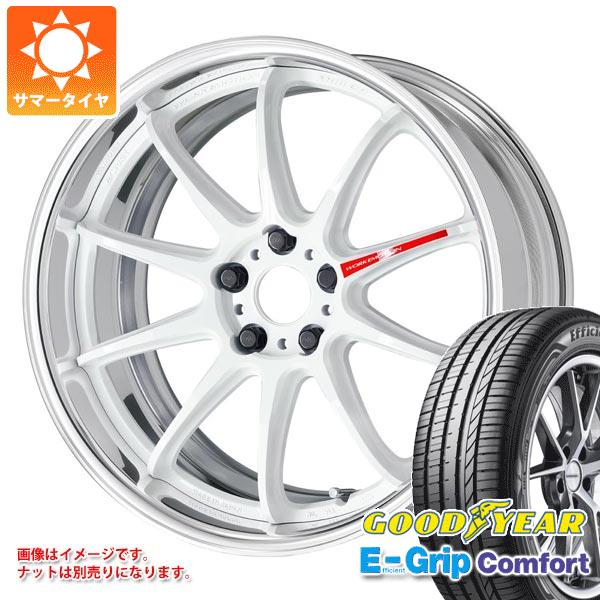 【タイヤ交換対象】サマータイヤ 235/35R19 91W XL グッドイヤー エフィシエントグリップコンフォート ワーク エモーション ZR10 2P 8.0-19 タイヤホイール4本セット