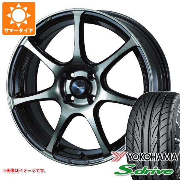 【タイヤ交換対象】サマータイヤ 165/45R16 74V REINF ヨコハマ DNA S.ドライブ ES03 ES03N ウェッズスポーツ SA-75R 5.0-16 タイヤホイール4本セット