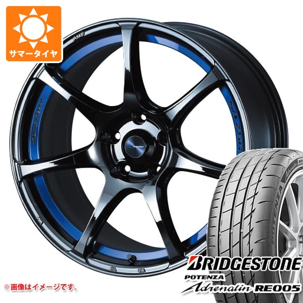 【タイヤ交換対象】サマータイヤ 235/40R18 95Y XL ブリヂストン ポテンザ アドレナリン RE005 ウェッズスポーツ SA-75R 8.5-18 タイヤホイール4本セット｜タイヤマックス 159,550円