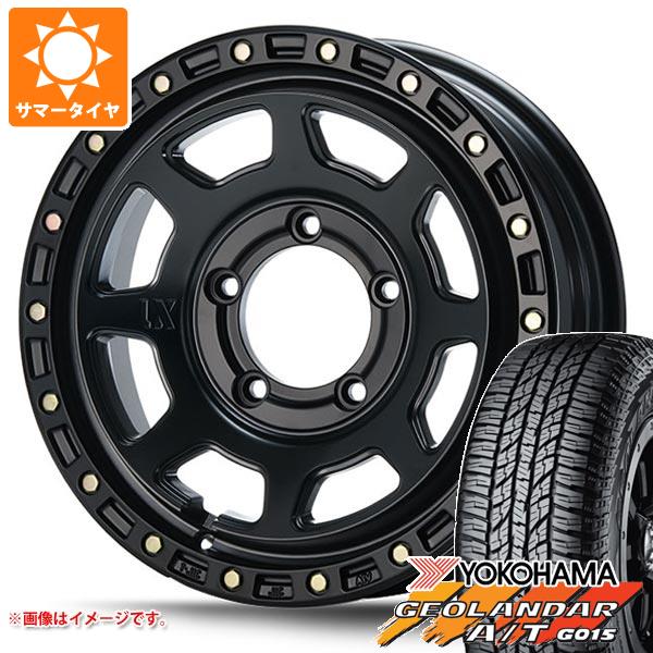 【タイヤ交換対象】ジムニー JB64W用 サマータイヤ ヨコハマ ジオランダー A/T G015 LT225/75R16 115/112R アウトラインホワイトレター MLJ エクストリームJ XJ07 5.5-16 タイヤホイール4本セット