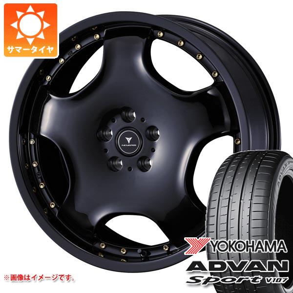 【タイヤ交換対象】サマータイヤ 245/45R20 103W XL ヨコハマ アドバンスポーツV107 ★ BMW承認 V107E ノヴァリス アセット D1 8.0-20 タイヤホイール4本セット 152,550円