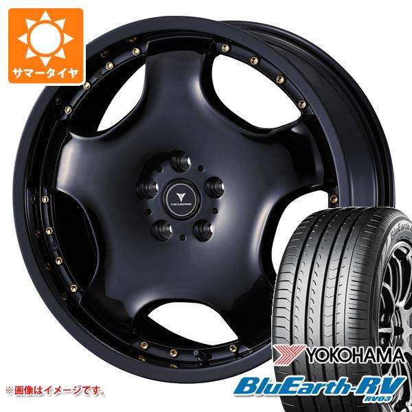【タイヤ交換対象】サマータイヤ 225/45R19 96W XL ヨコハマ ブルーアースRV RV03 ノヴァリス アセット D1 8.0-19 タイヤホイール4本セット