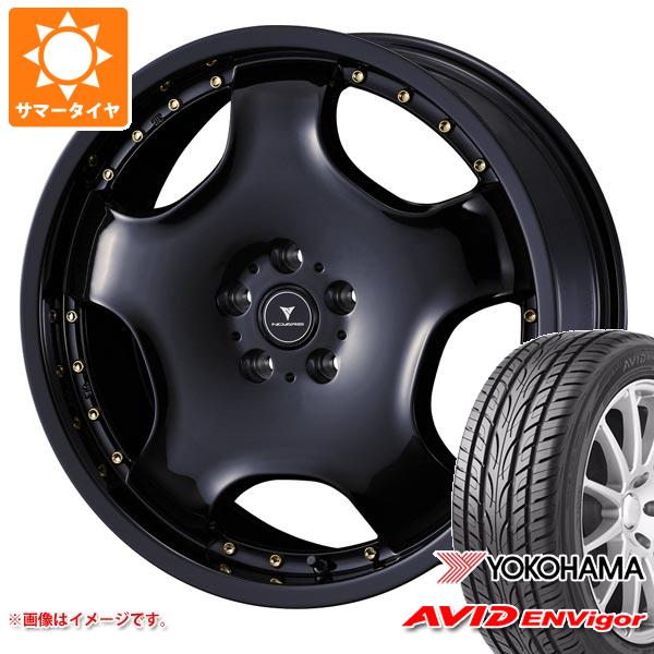 【タイヤ交換対象】サマータイヤ 245/45R19 98W ヨコハマ エービッド エンビガー S321 ノヴァリス アセット D1 8.0-19 タイヤホイール4本セット