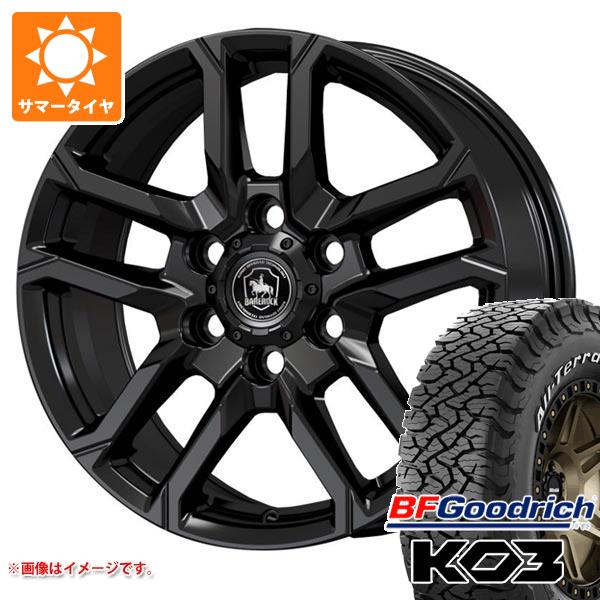 【タイヤ交換対象】ハイエース 200系用 2026年製 サマータイヤ BFグッドリッチ オールテレーンT/A KO3 LT215/70R16 100/97S ホワイトレター ベアロック バイソン 6.5-16 タイヤホイール4本セット