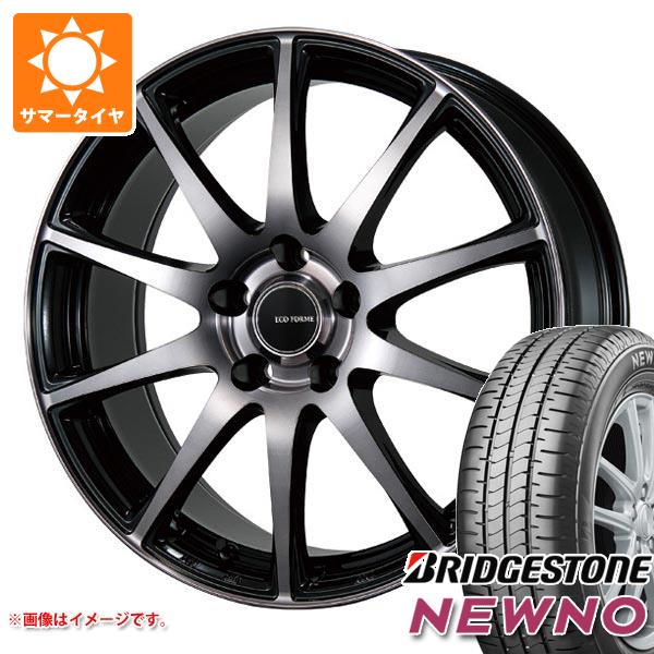 【タイヤ交換対象】サマータイヤ 185/60R15 84H ブリヂストン ニューノ エコフォルム CRS23 5.5-15 タイヤホイール4本セット