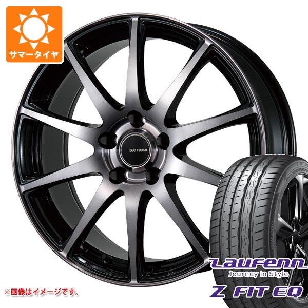 【タイヤ交換対象】サマータイヤ 215/45R18 89Y ラウフェン Zフィット EQ LK03 エコフォルム CRS23 7.5-18 タイヤホイール4本セット