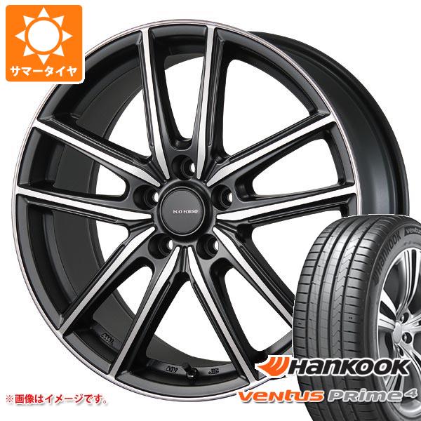 【タイヤ交換対象】サマータイヤ 225/55R17 101W XL ハンコック ベンタス プライム4 K135 エコフォルム CRS20 7.0-17 タイヤホイール4本セット