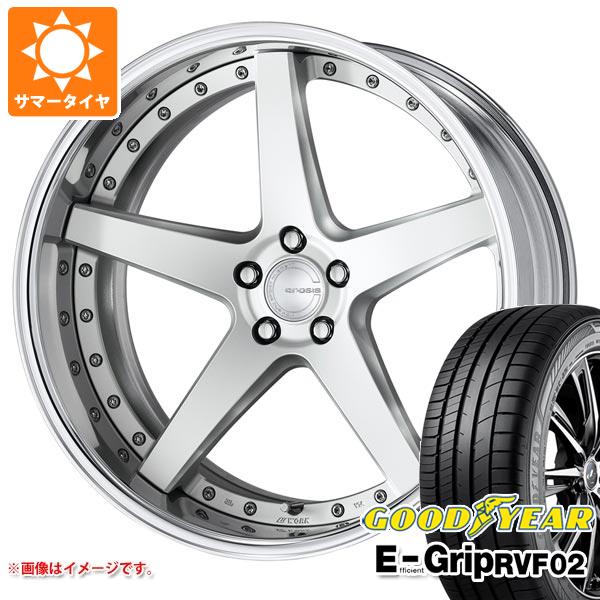 【タイヤ交換対象】サマータイヤ 245/40R19 98W XL グッドイヤー エフィシエントグリップ RVF02 ワーク グノーシス CVF 8.5-19 タイヤホイール4本セット