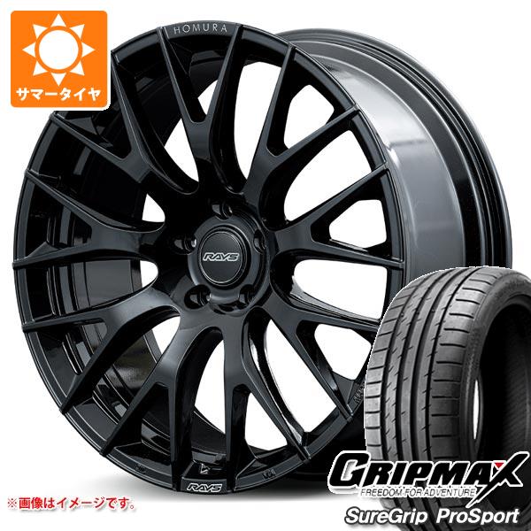 【タイヤ交換対象】40系アルファード用 サマータイヤ グリップマックス シュアグリップ プロスポーツ 245/40ZR21 100Y XL レイズ ホムラ 2x9R 9.0-21 タイヤホイール4本セット｜タイヤマックス
