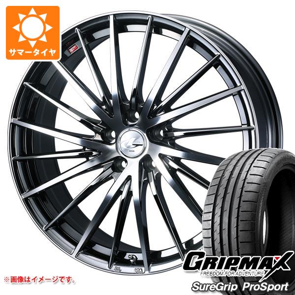 【タイヤ交換対象】40系アルファード用 サマータイヤ グリップマックス シュアグリップ プロスポーツ 245/40ZR21 100Y XL レオニス FR 8.5-21 タイヤホイール4本セット
