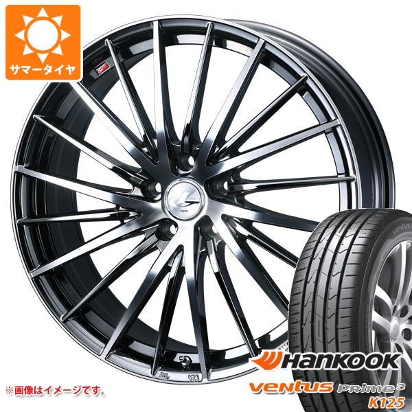 【タイヤ交換対象】サマータイヤ 165/45R16 74V XL ハンコック ベンタス プライム3 K125 レオニス FR 5.0-16 タイヤホイール4本セット