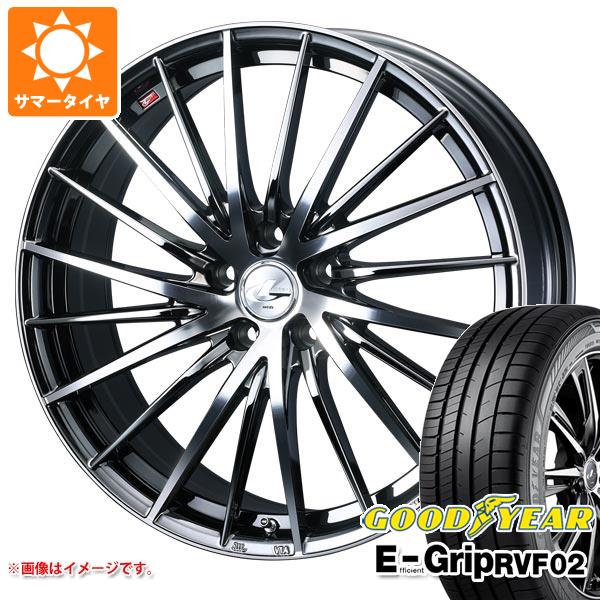【タイヤ交換対象】サマータイヤ 245/40R20 99W XL グッドイヤー エフィシエントグリップ RVF02 レオニス FR 8.5-20 タイヤホイール4本セット