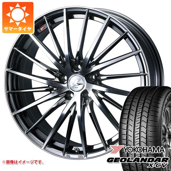【タイヤ交換対象】サマータイヤ 245/45R20 103W XL ヨコハマ ジオランダー X-CV G057 レオニス FR 8.5-20 タイヤホイール4本セット