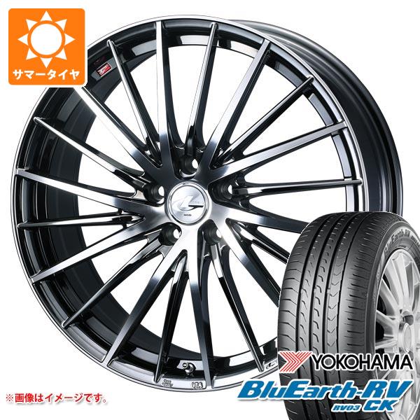 【タイヤ交換対象】サマータイヤ 175/55R15 77V ヨコハマ ブルーアースRV RV03CK レオニス FR 5.5-15 タイヤホイール4本セット