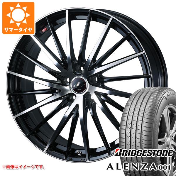 【タイヤ交換対象】サマータイヤ 255/45R20 101W ブリヂストン アレンザ 001 レオニス FR 8.5-20 タイヤホイール4本セット