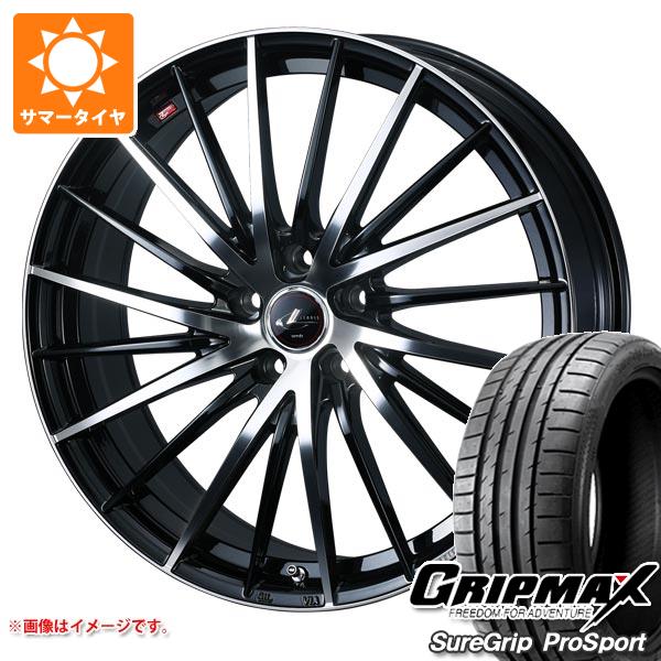 【タイヤ交換対象】40系アルファード用 サマータイヤ グリップマックス シュアグリップ プロスポーツ 245/40ZR21 100Y XL レオニス FR 8.5-21 タイヤホイール4本セット｜タイヤマックス