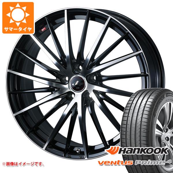 【タイヤ交換対象】サマータイヤ 195/60R16 89V ハンコック ベンタス プライム4 K135 レオニス FR 6.5-16 タイヤホイール4本セット
