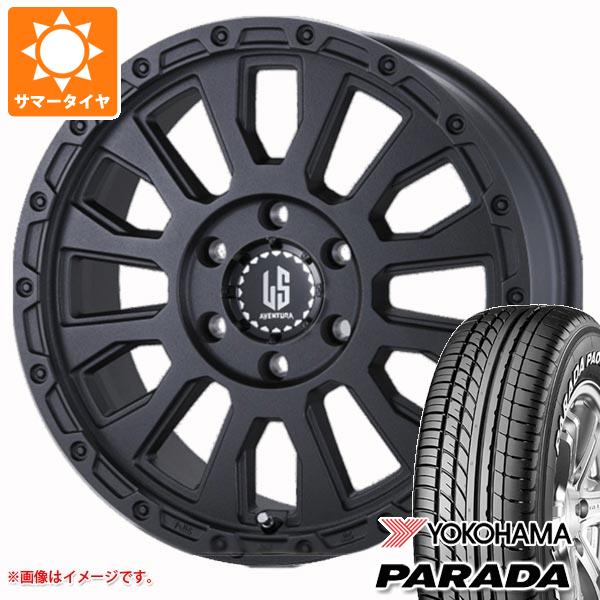 【タイヤ交換対象】NV350キャラバン E26用 2026年製 サマータイヤ ヨコハマ パラダ PA03 215/60R17C 109/107S ホワイトレター ラ・ストラーダ アヴェンチュラ 6.5-17 タイヤホイール4本セット|タイヤマックス