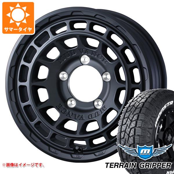 【タイヤ交換対象】ジムニーシエラ JB74W用 2026年製 サマータイヤ モンスタ テレーングリッパー 215/70R16 107/105Q LT ホワイトレター マッドヴァンスX タイプF 6.0-16 タイヤホイール4本セット|タイヤマックス