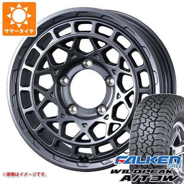 【タイヤ交換対象】5本セット ジムニーシエラ JB74W用 サマータイヤ ファルケン ワイルドピーク A/T3W LT225/75R16 115/112Q マッドヴァンスX タイプM 6.0-16 タイヤホイール5本セット｜タイヤマックス 111,000円