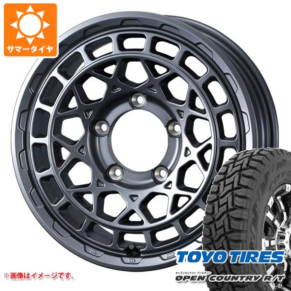 【タイヤ交換対象】ジムニー JB64W用 2026年製 サマータイヤ トーヨー オープンカントリー R/T 215/70R16 100Q ブラックレター マッドヴァンスX タイプM 5.5-16 タイヤホイール4本セット|タイヤマックス