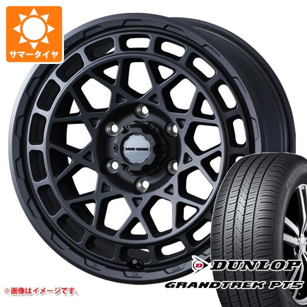 【タイヤ交換対象】5本セット FJクルーザー 10系用 サマータイヤ ダンロップ グラントレック PT5 265/70R17 115S マッドヴァンスX タイプM 8.0-17 タイヤホイール5本セット｜タイヤマックス