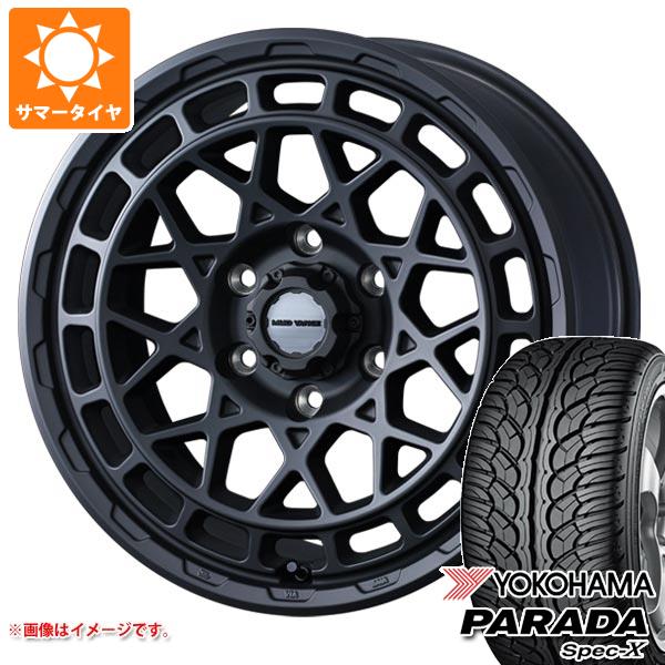 【タイヤ交換対象】ランドクルーザー300用 サマータイヤ ヨコハマ パラダ スペック-X PA02 275/55R20 117V REINF マッドヴァンスX タイプM 9.0-20 タイヤホイール4本セット