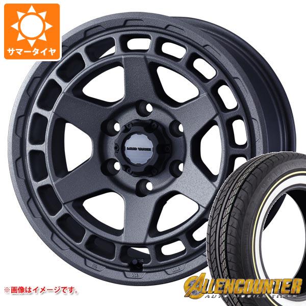 【タイヤ交換対象】ハイエース 200系用 サマータイヤ オーレンカウンター クラシックオーバル 215/65R16C 109/107T ホワイト/イエローリボン マッドヴァンスX タイプS 6.5-16 タイヤホイール4本セット