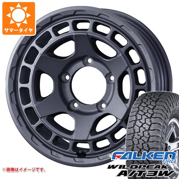 【タイヤ交換対象】5本セット ジムニーシエラ JB74W用 サマータイヤ ファルケン ワイルドピーク A/T3W LT225/75R16 115/112Q マッドヴァンスX タイプS 6.0-16 タイヤホイール5本セット|タイヤマックス