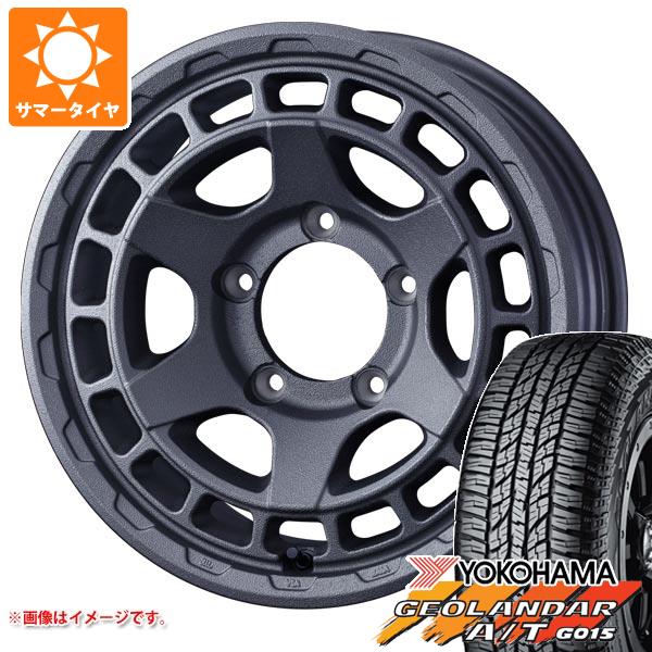 【タイヤ交換対象】スズキ ジムニーノマド JC74W用 サマータイヤ ヨコハマ ジオランダー A/T G015 LT225/75R16 115/112R アウトラインホワイトレター マッドヴァンスX タイプS 6.0-16 タイヤホイール4本セット