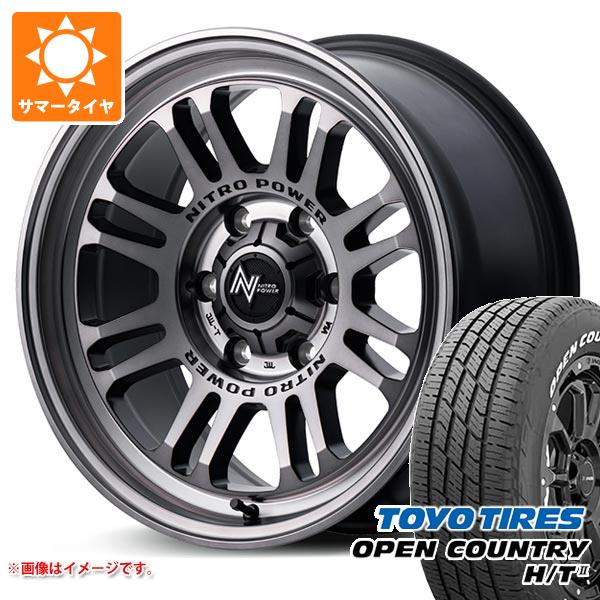【タイヤ交換対象】トヨタ ハイエース 200系用 2026年製 サマータイヤ トーヨー オープンカントリー H/T2 215/70R16 100H ホワイトレター ナイトロパワー M16 アサルト 6.5-16 タイヤホイール4本セット｜タイヤマックス
