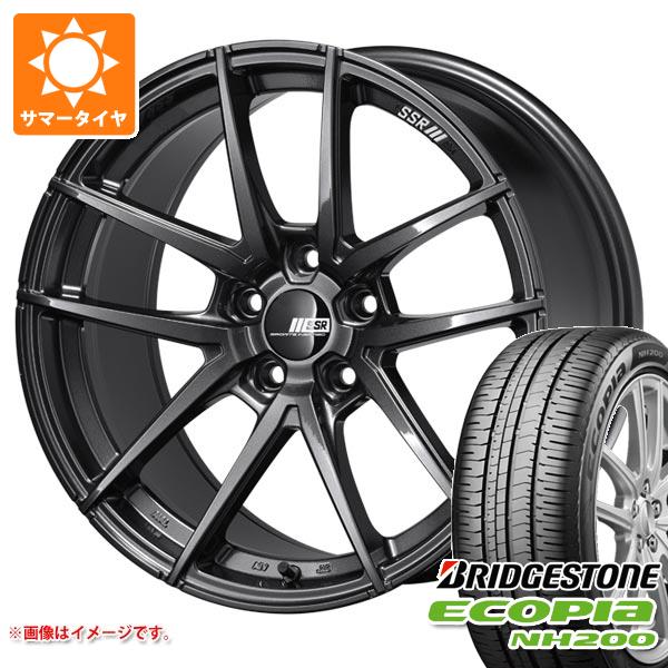 【タイヤ交換対象】サマータイヤ 225/45R18 95W XL ブリヂストン エコピア NH200 SSR ライナー タイプ10 モノブロック 8.5-18 タイヤホイール4本セット|タイヤマックス