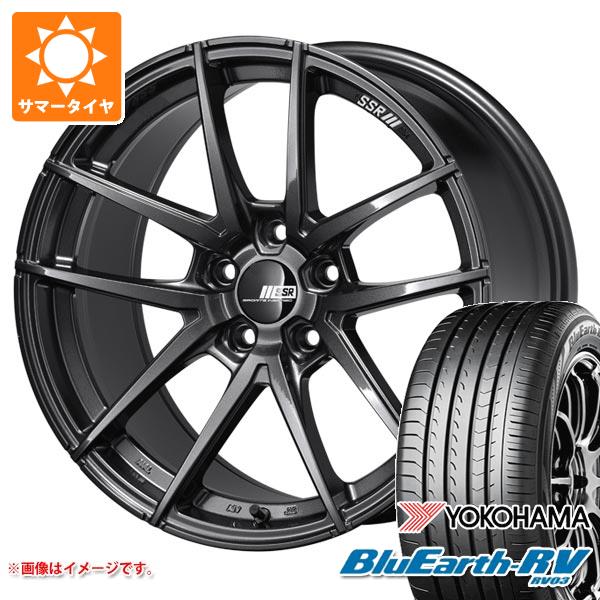 【タイヤ交換対象】2026年製 サマータイヤ 225/55R18 98V ヨコハマ ブルーアースRV RV03 SSR ライナー タイプ10 モノブロック 7.5-18 タイヤホイール4本セット|タイヤマックス
