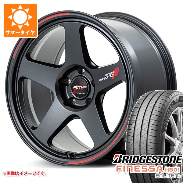 【タイヤ交換対象】サマータイヤ 235/45R18 98W XL ブリヂストン フィネッサ HB01 MID レーシング TR50 8.0-18 タイヤホイール4本セット｜タイヤマックス