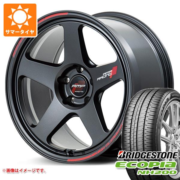 【タイヤ交換対象】サマータイヤ 195/50R16 84V ブリヂストン エコピア NH200 MID レーシング TR50 6.0-16 タイヤホイール4本セット｜タイヤマックス