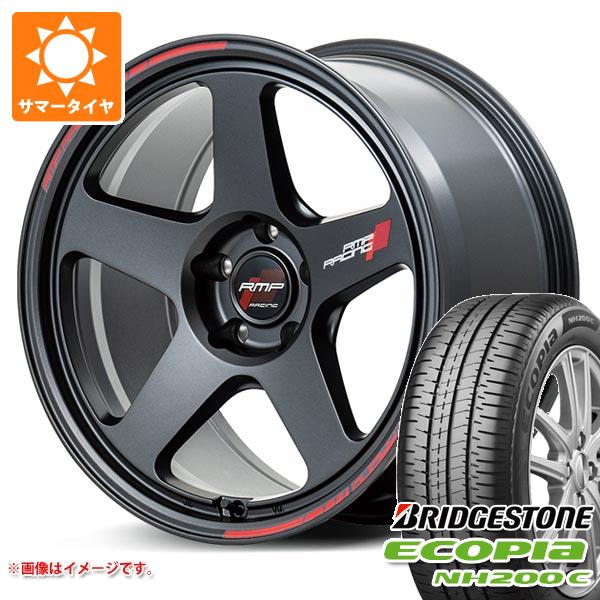 【タイヤ交換対象】2026年製 サマータイヤ 175/60R16 82H ブリヂストン エコピア NH200C MID レーシング TR50 6.0-16 タイヤホイール4本セット|タイヤマックス