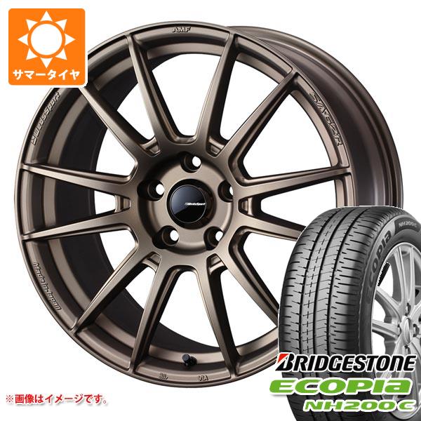 【タイヤ交換対象】サマータイヤ 195/45R17 81W ブリヂストン エコピア NH200C ウェッズスポーツ SA-62R 7.0-17 タイヤホイール4本セット|タイヤマックス