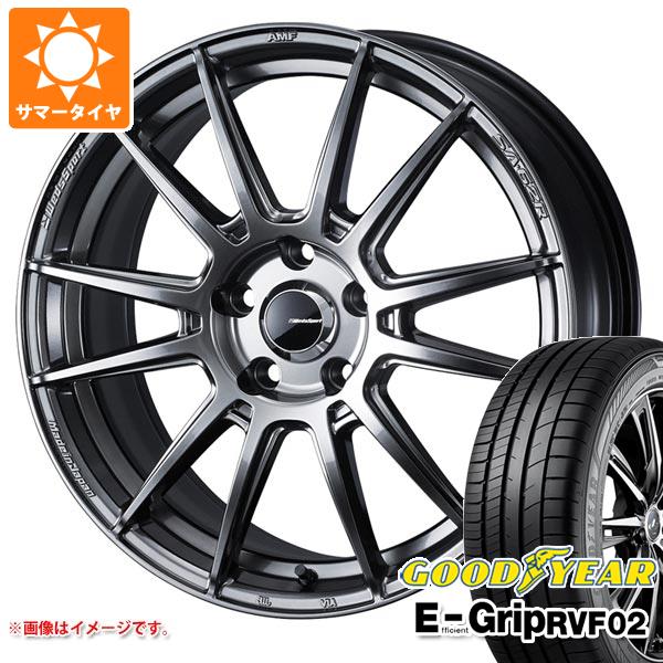 【タイヤ交換対象】サマータイヤ 165/55R15 75V グッドイヤー エフィシエントグリップ RVF02 ウェッズスポーツ SA-62R 5.0-15 タイヤホイール4本セット|タイヤマックス