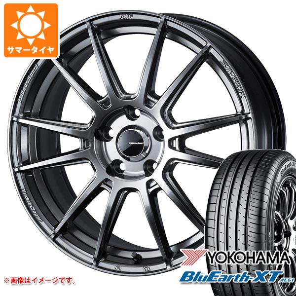 【タイヤ交換対象】サマータイヤ 225/50R18 95V ヨコハマ ブルーアースXT AE61 ウェッズスポーツ SA-62R 7.5-18 タイヤホイール4本セット