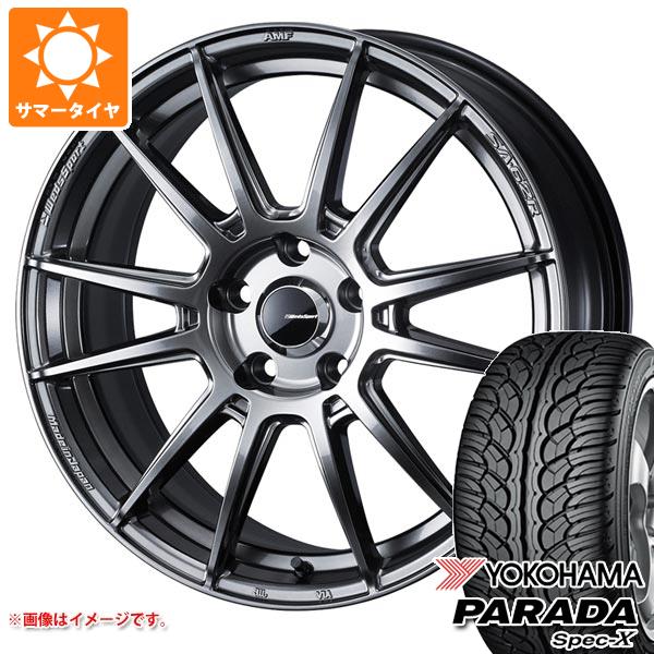 【タイヤ交換対象】サマータイヤ 235/60R18 103V ヨコハマ パラダ スペック-X PA02 ウェッズスポーツ SA-62R 8.0-18 タイヤホイール4本セット|タイヤマックス