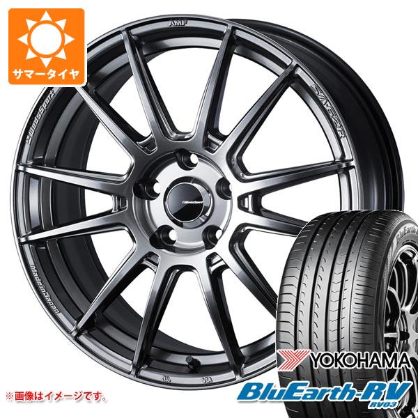 【タイヤ交換対象】2026年製 サマータイヤ 235/50R18 101V XL ヨコハマ ブルーアースRV RV03 ウェッズスポーツ SA-62R 8.0-18 タイヤホイール4本セット