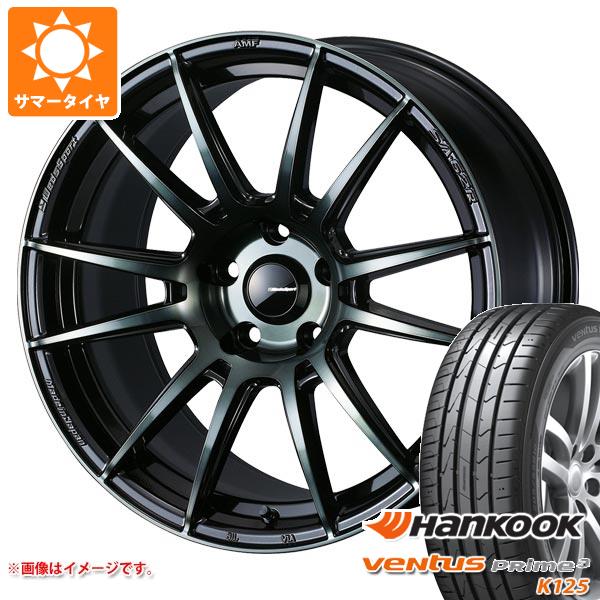 【タイヤ交換対象】サマータイヤ 165/45R16 74V XL ハンコック ベンタス プライム3 K125 ウェッズスポーツ SA-62R 5.0-16 タイヤホイール4本セット