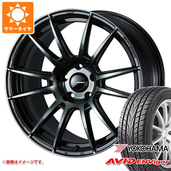 【タイヤ交換対象】サマータイヤ 235/50R18 101W XL ヨコハマ エービッド エンビガー S321 ウェッズスポーツ SA-62R 8.0-18 タイヤホイール4本セット