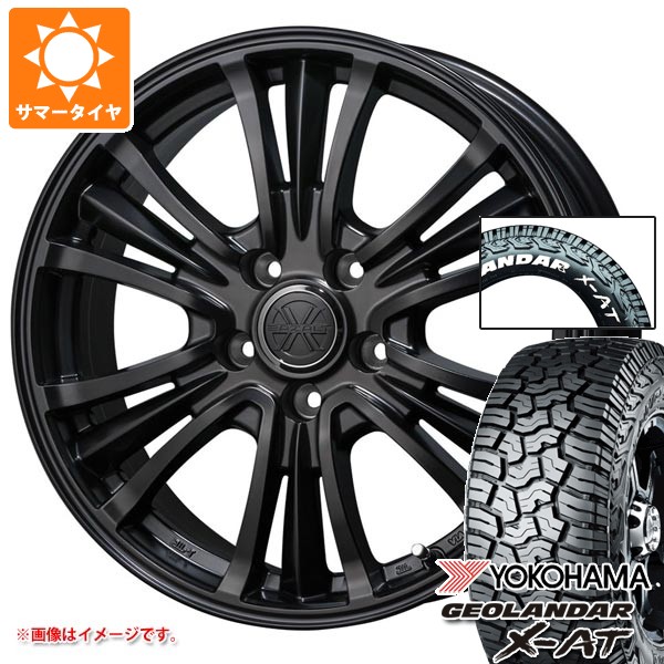 【タイヤ交換対象】ミツビシ デリカD5用 2026年製 サマータイヤ ヨコハマ ジオランダー X-AT G016 225/70R16 103S ホワイトレター バザルト エックスタイプ2 7.0-16 タイヤホイール4本セット｜タイヤマックス
