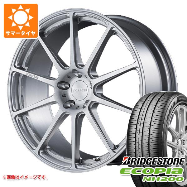 【タイヤ交換対象】サマータイヤ 215/45R18 93W XL ブリヂストン エコピア NH200 プロドライブ GC-0100 7.5-18 タイヤホイール4本セット