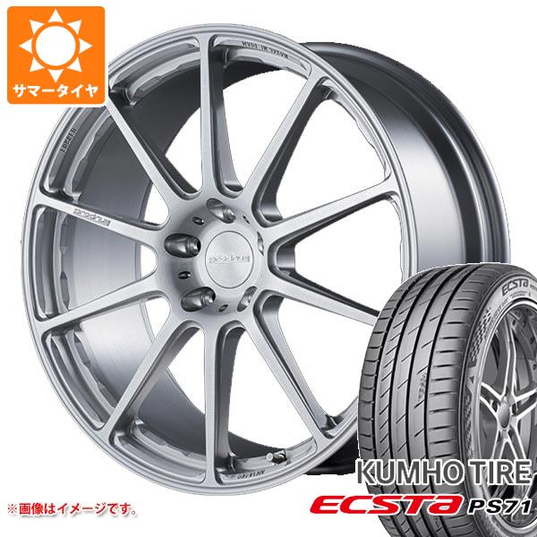 【タイヤ交換対象】サマータイヤ 245/45R18 100Y XL クムホ エクスタ PS71 プロドライブ GC-0100 8.5-18 タイヤホイール4本セット