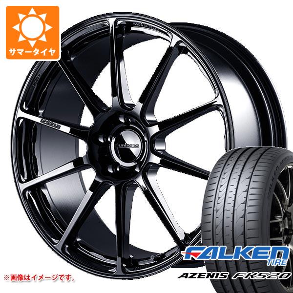 【タイヤ交換対象】サマータイヤ 235/40R19 96Y XL ファルケン アゼニス FK520L プロドライブ GC-0100 8.0-19 タイヤホイール4本セット